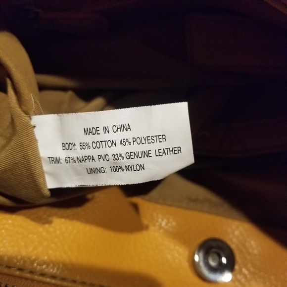 Sophia Caperelli Women's Large Signature Handbag w/Leather trim - Picture 12 of 14